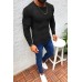 Slim-fit Long-sleeve Pullover Round Neck Sweater