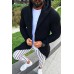 Men's Long-sleeved Cardigan Hooded Knit Sweater