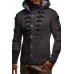 Men's Hooded Knit Cardigan Jacket