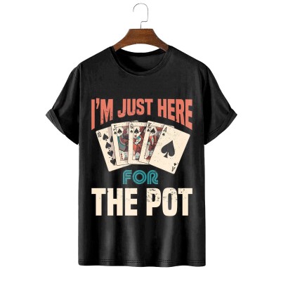 Retro Gambling Poker Short Sleeve T-Shirt